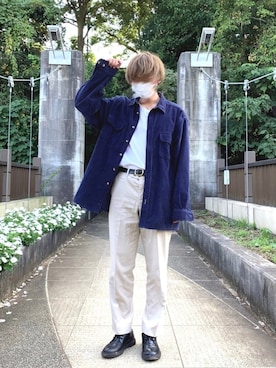 「DOCKERS（ドッカーズ）のアイテム（ジャケット/アウター）」を使った、koyoさん（メンズ・175cm）の秋コーディネート