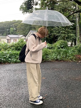 「CHUMS（チャムス）のアイテム（バッグ）」を使った、koyoさん（メンズ・175cm）の秋コーディネート