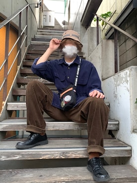 「DOCKERS（ドッカーズ）のアイテム（ジャケット/アウター）」を使った、koyoさん（メンズ・175cm）の秋コーディネート