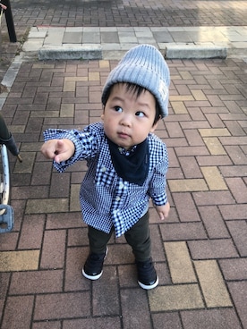 nyaさん（キッズ・70cm）の秋コーディネート