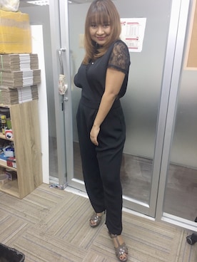 「working style」｜「アイテム（オールインワン・サロペット）」を使った、ミントさん（レディース・156cm）の夏コーディネート