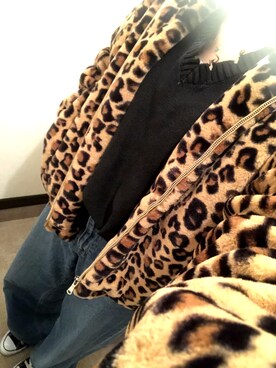 「Guess（ゲス）のアイテム（その他アウター）」を使った、きちさん（レディース・169cm）の春コーディネート
