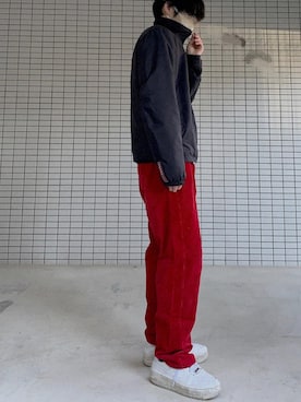 「PRADA（プラダ）のアイテム（ブルゾン）」を使った、シオさん（メンズ・165cm）の冬コーディネート