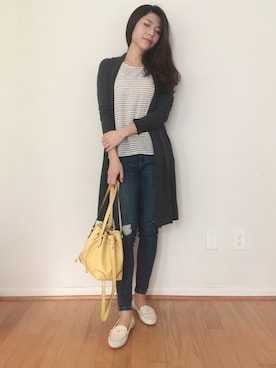 「stripes」｜「アイテム（ジャケット/アウター）」を使った、Pattyさん（レディース・165cm）の夏コーディネート