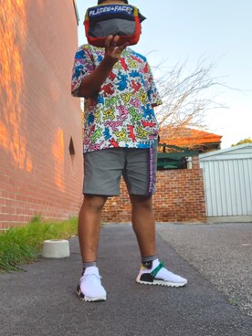 「KEITH（キース）のアイテム」を使った、ほーたさん（メンズ・170cm）の夏コーディネート