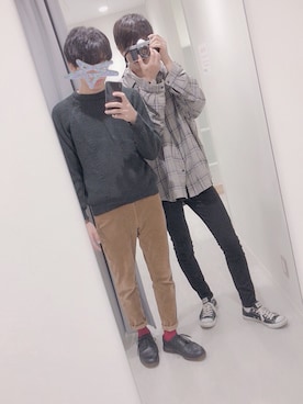 Shintaroさん（メンズ・180cm）の秋コーディネート