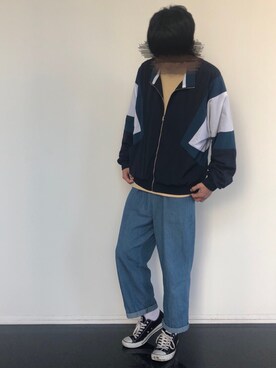 「RAGEBLUE（レイジブルー）のアイテム（ナイロンジャケット）」を使った、Shintaroさん（メンズ・180cm）の秋コーディネート