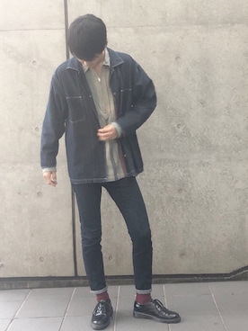 Shintaroさん（メンズ・180cm）の秋コーディネート