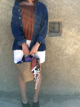 しゃもじさん（レディース・157cm）の春コーディネート