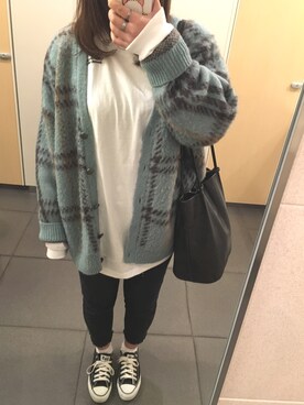 しゃもじさん（レディース・157cm）の冬コーディネート