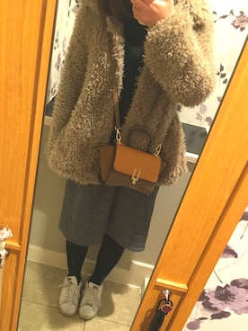 しゃもじさん（レディース・157cm）の冬コーディネート