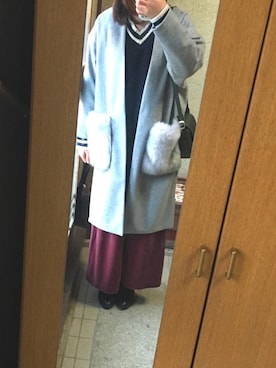 しゃもじさん（レディース・157cm）の冬コーディネート