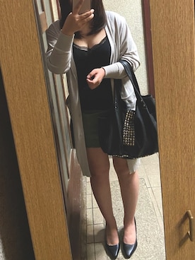 「TRES（トレ）のアイテム」を使った、しゃもじさん（レディース・158cm）の夏コーディネート