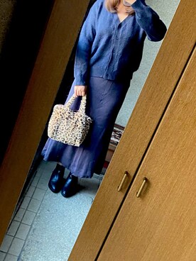 「LOWRYS FARM（ローリーズファーム）のサイドゴアブーツ　730777 （ブーツ）」を使った、しゃもじさん（レディース・158cm）の秋コーディネート