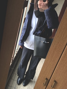 「LOWRYS FARM（ローリーズファーム）のサイドゴアブーツ　730777 （ブーツ）」を使った、しゃもじさん（レディース・158cm）の冬コーディネート