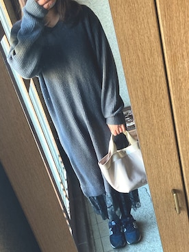 しゃもじさん（レディース・158cm）の冬コーディネート