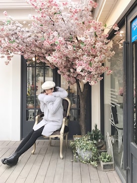 「travel」｜「アイテム（ブーツ）」を使った、Irene_o0さん（レディース・168cm）の冬コーディネート