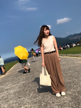 yuさん（レディース・160cm）の夏コーディネート