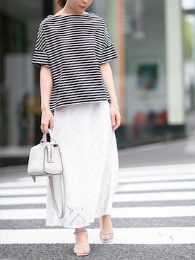 「きれいめコーディネート」｜nano・universe lady's　STAFFさん（レディース・158cm）の春コーディネート