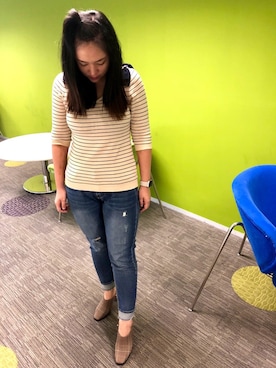 「CLEF DE SOL（CLEF DE SOL）のアイテム」を使った、🇹🇩宛騁🇹🇼さん（レディース・160cm）の夏コーディネート