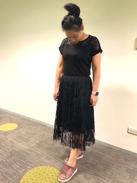 「YOCO（ヨーコー）のアイテム」を使った、🇹🇩宛騁🇹🇼さん（レディース・160cm）の夏コーディネート