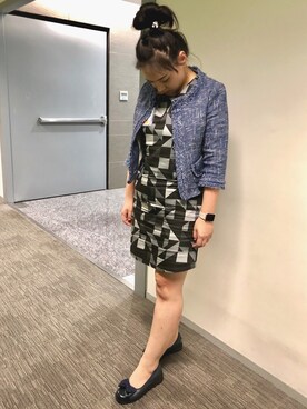 「Iris（イリス）のアイテム（ジャケット/アウター）」を使った、🇹🇩宛騁🇹🇼さん（レディース・160cm）の夏コーディネート