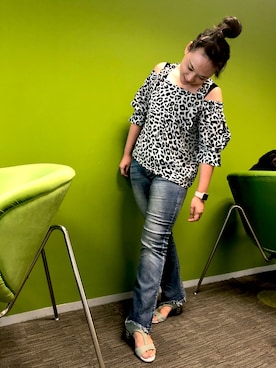 「MOMA（モマ）のアイテム（パンツ）」を使った、🇹🇩宛騁🇹🇼さん（レディース・160cm）の夏コーディネート