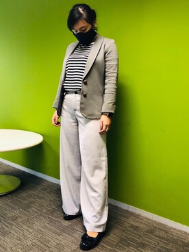 「ef-de（エフデ）のアイテム（ジャケット/アウター）」を使った、🇹🇩宛騁🇹🇼さん（レディース・160cm）の秋コーディネート