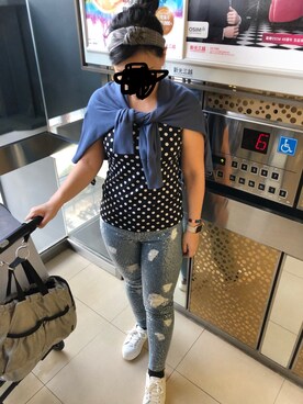 「BRAPPERS（ブラッパーズ）のアイテム」を使った、🇹🇩宛騁🇹🇼さん（レディース・160cm）の秋コーディネート