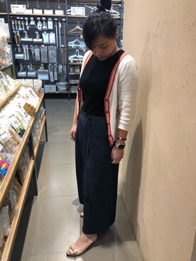 「ef-de（エフデ）のアイテム（トップス）」を使った、🇹🇩宛騁🇹🇼さん（レディース・160cm）の秋コーディネート