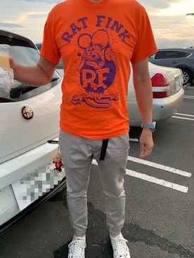「アイテム（腕時計）」を使った、ミヤモト さん（メンズ・168cm・50代）の夏コーディネート