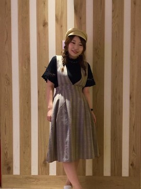 マジェスティックレゴン天王寺ミオ店スタッフさん(レディース・156cm)の夏コーディネート