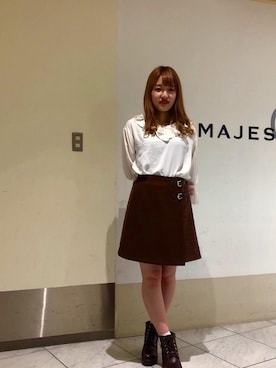 マジェスティックレゴン天王寺ミオ店スタッフさん(レディース・156cm)の夏コーディネート