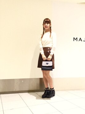 マジェスティックレゴン天王寺ミオ店スタッフさん(レディース・156cm)の夏コーディネート