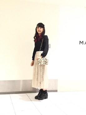 マジェスティックレゴン天王寺ミオ店スタッフさん（レディース・156cm）の秋コーディネート