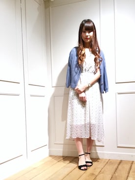 マジェスティックレゴン天王寺ミオ店スタッフさん（レディース・156cm）の春コーディネート