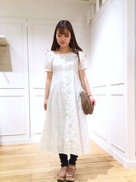 マジェスティックレゴン天王寺ミオ店スタッフさん（レディース・156cm）の春コーディネート