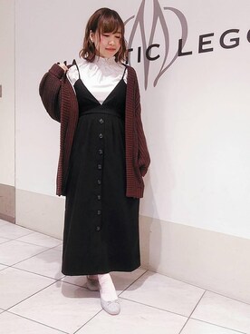 マジェスティックレゴン天王寺ミオ店スタッフさん(レディース・156cm)の秋コーディネート