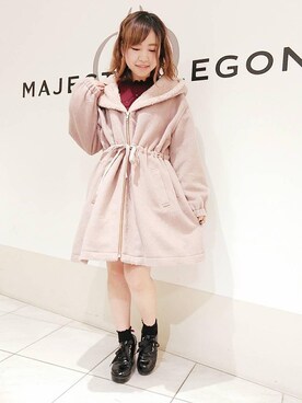 マジェスティックレゴン天王寺ミオ店スタッフさん(レディース・156cm)の秋コーディネート