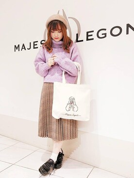 マジェスティックレゴン天王寺ミオ店スタッフさん（レディース・156cm）の秋コーディネート