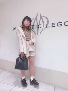 「ハートベルト」｜マジェスティックレゴン天王寺ミオ店スタッフさん（レディース・156cm）の春コーディネート