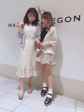 マジェスティックレゴン天王寺ミオ店スタッフさん(レディース・156cm)の春コーディネート