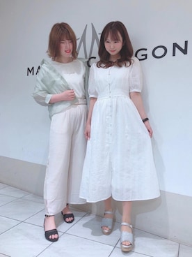 マジェスティックレゴン天王寺ミオ店スタッフさん(レディース・156cm)の春コーディネート