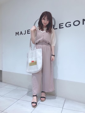 マジェスティックレゴン天王寺ミオ店スタッフさん(レディース・156cm)の夏コーディネート