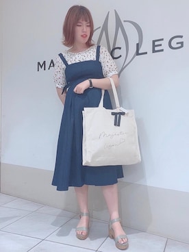 マジェスティックレゴン天王寺ミオ店スタッフさん(レディース・156cm)の夏コーディネート