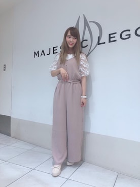 「スカラップ」｜「アイテム（パンプス）」を使った、マジェスティックレゴン天王寺ミオ店スタッフさん（レディース・156cm）の夏コーディネート