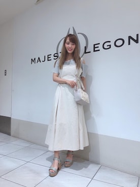 マジェスティックレゴン天王寺ミオ店スタッフさん（レディース・156cm）の夏コーディネート