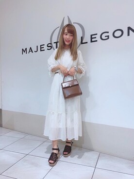 マジェスティックレゴン天王寺ミオ店スタッフさん（レディース・156cm）の夏コーディネート