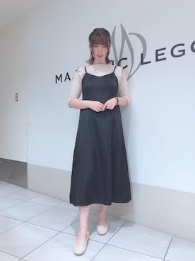 マジェスティックレゴン天王寺ミオ店スタッフさん(レディース・156cm)の秋コーディネート