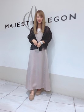 マジェスティックレゴン天王寺ミオ店スタッフさん(レディース・156cm)の秋コーディネート